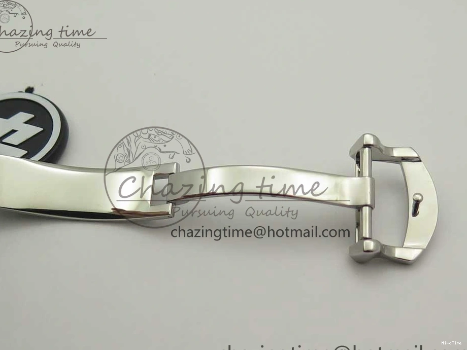 MIROTIME 0129 Snug Portofino IW391022 SS ZK 1:1 Best Edition White Dial Gold Markers On Black Leather Strap A 7130